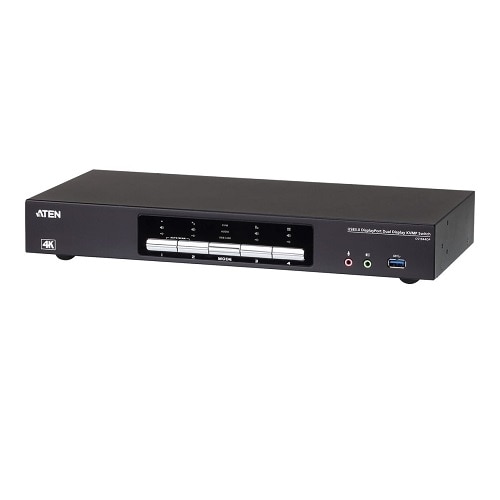 4-port ATEN CS1944DP - KVM / audio / USB switch - 4 x KVM / audio - 1 local user - desktop 1