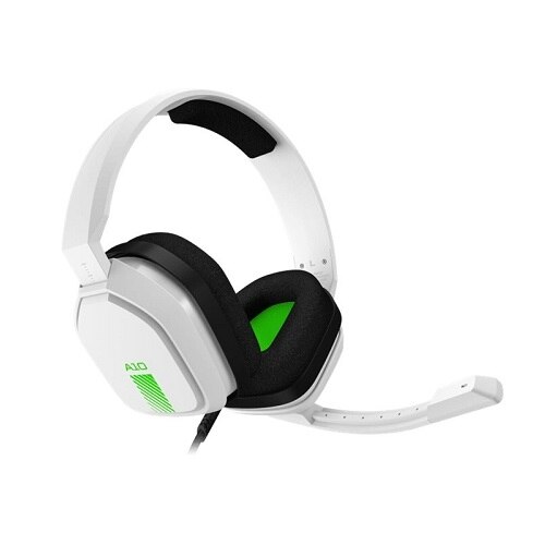 ASTRO A10 - Headset - full size - wired - 3.5 mm jack - white - for Xbox One, Xbox One S, Xbox One X 1
