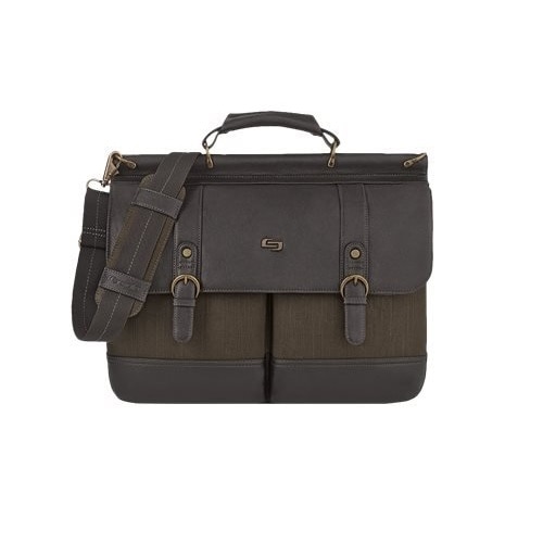 SOLO Executive Collection Bradford 15.6-inch Briefcase - Laptop carrying case - 15.6-inch - espresso 1
