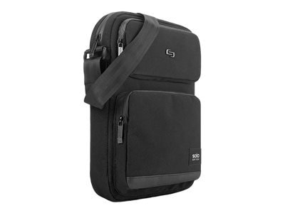 SOLO LUDLOW UNIVERSAL - Shoulder bag for tablet - polyester - gray, cool black - 12.9-inch 1