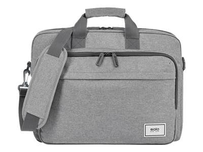 SOLO Urban RE:NEW Briefcase - Laptop carrying case - 11-inch - 15.6-inch - heathered gray 1