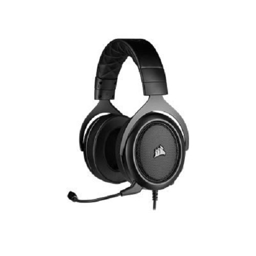 CORSAIR Gaming HS50 PRO STEREO - Headset - full size - wired - 3.5 mm jack - carbon 1