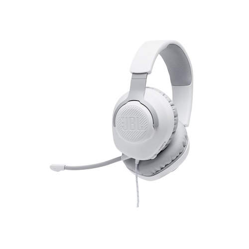 JBL Quantum 100 - Headset - full size - wired - 3.5 mm jack - white 1