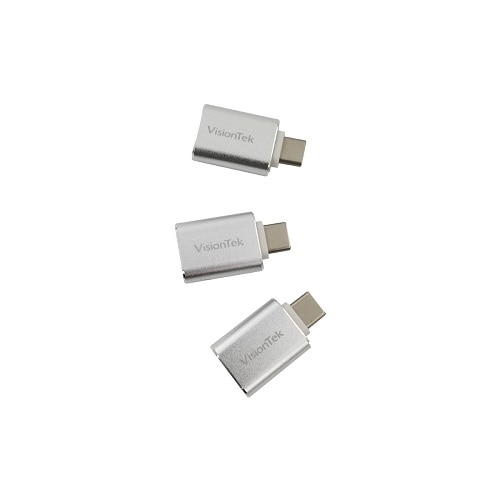 VisionTek - USB adapter - USB-C (M) to USB Type A (F) - USB 3.0 (pack of 3)