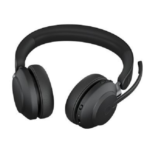 Jabra Evolve2 65 UC Stereo - Headset - on-ear - Bluetooth - wireless - USB-C - noise isolating - Black 1