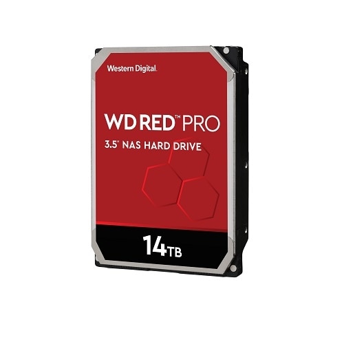 WD Red Pro NAS Hard Drive WD141KFGX - Hard drive - 14 TB - internal - 3.5-inch - SATA 6Gb/s - 7200 rpm - buffer: 512 MB 1