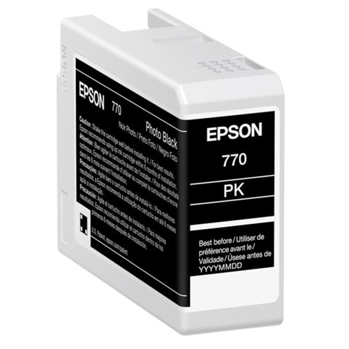 Epson 770 - 25 ml - photo black - original - ink cartridge - for SureColor P700 1
