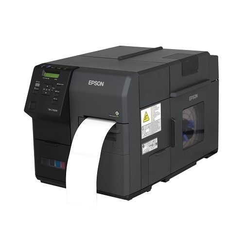 Epson ColorWorks C7500G - Label printer - color - ink-jet - - 1200 x 600 dpi - up to 708.7 inch/min (mono) / up to 708.7 inch/min (color) - capacity: 1 roll - USB 2.0, LAN 1