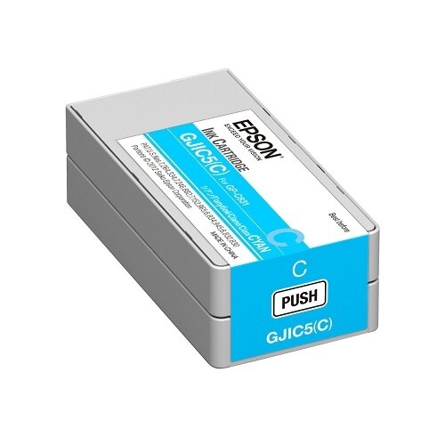 Epson GJIC5(C) - Cyan - original - ink cartridge - for Epson GP-C831; ColorWorks C831 1