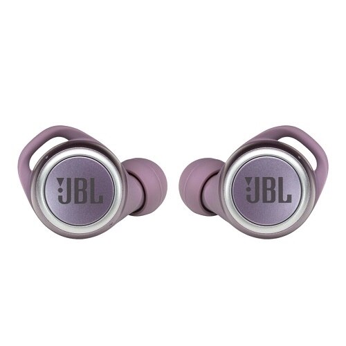 purple headphones