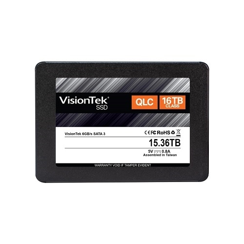 VisionTek 16TB Class QLC 7mm 2.5” SSD 1