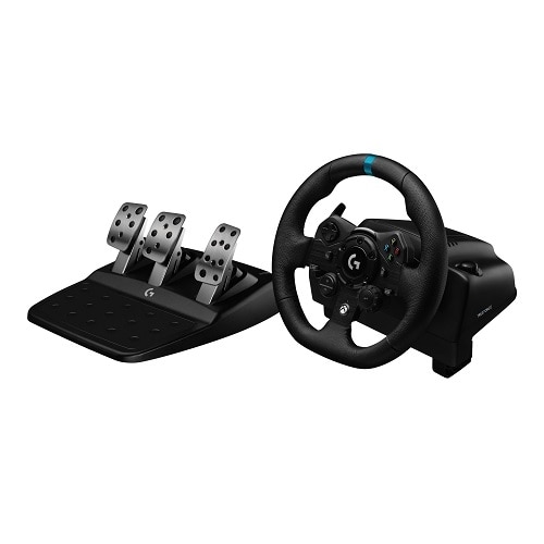 Logitech G923 - Wheel and pedals set - wired - for PC, Microsoft Xbox One,  Microsoft Xbox Series S, Microsoft Xbox Series X