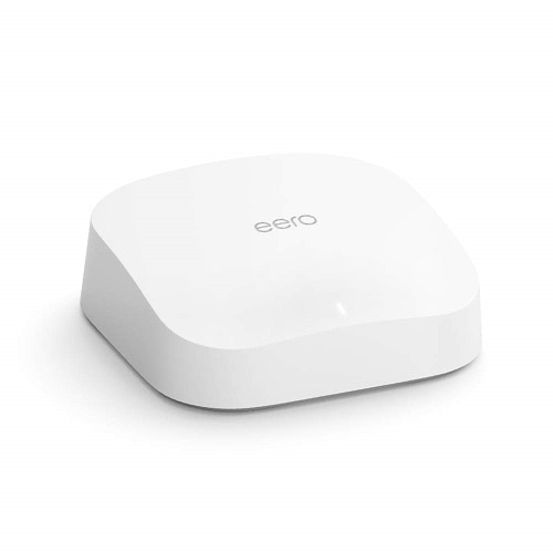 Amazon eero Pro 6 tri-band mesh Wi-Fi 6 router with built-in Zigbee smart home hub 1