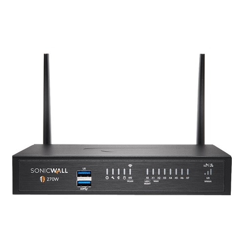 SonicWall TZ270W - Threat Edition - security appliance - with 1 year TotalSecure 1