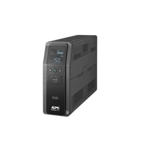 APC Back-UPS Pro BR - UPS - AC 120 V - 900 Watt - 1500 VA - USB - output connectors: 10 - black 1