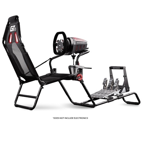 NEXT LEVEL RACING POSTAZIONE PER SIMULATORE DI GUIDA FORMULA – GT LITE  SEDIA POGGIA VOLANTE E PORTA PEDALIERA NERO ROSSO – Emarketworld – Shopping  online