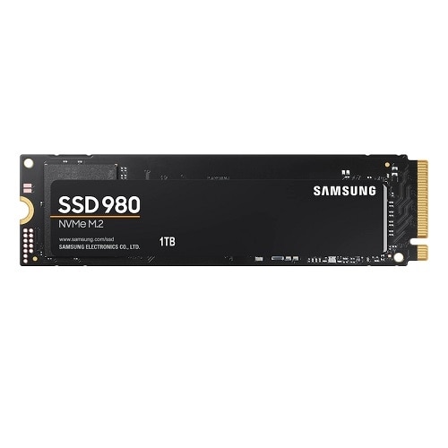 Samsung 980 MZ-V8V1T0B - Solid state drive - encrypted - 1 TB - internal -  M.2 2280 - PCI Express 3.0 x4 (NVMe) - 256-bit AES - TCG Opal Encryption 