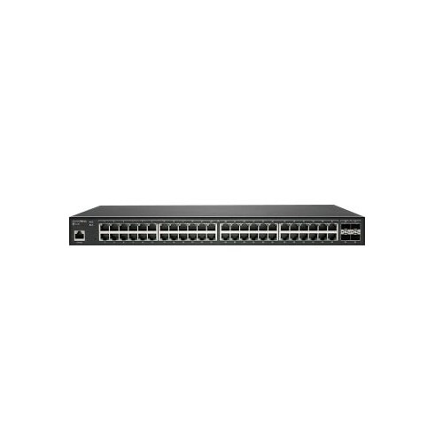 SonicWall Switch SWS14-48 - Switch - managed - 48 x 10/100/1000 + 4 x 10 Gigabit SFP+ - rack-mountable - with 1 year 24x7 Support 1