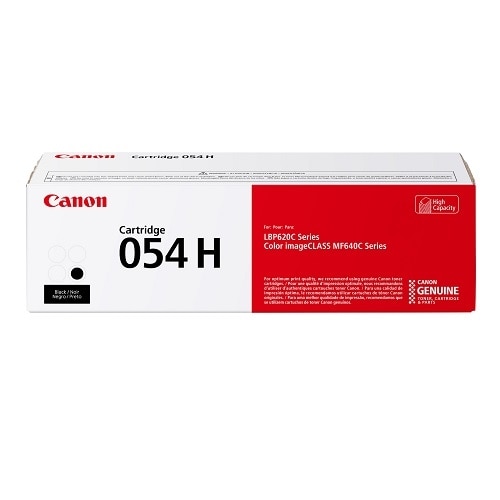 Canon 054 H - High Capacity - black - original - toner cartridge - for ImageCLASS LBP622Cdw, MF641CW, MF642Cdw, MF644Cdw 1