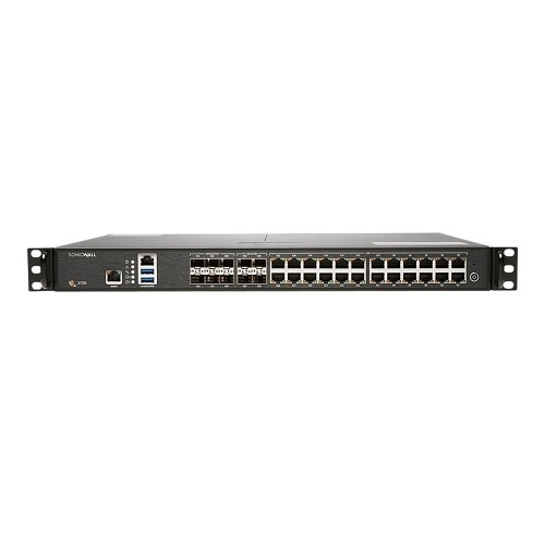 SonicWall NSa 3700 - Advanced Edition - security appliance - with 1 year TotalSecure - 10 GigE, 5 GigE - 1U - rack-mountable 1