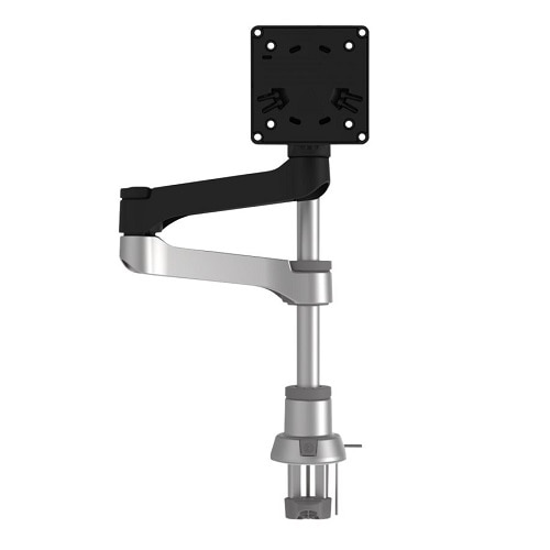 R-Go Zepher 4 - Mounting kit for LCD display (adjustable arm) - aluminum -  matte silver - screen size: up to 26