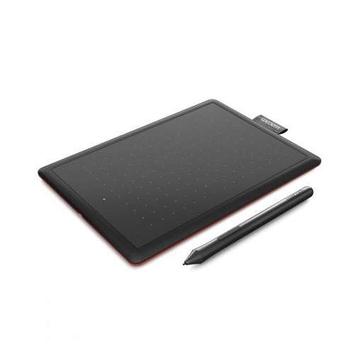 Wacom One by Wacom Small Pen Tablet - Black, Red 1