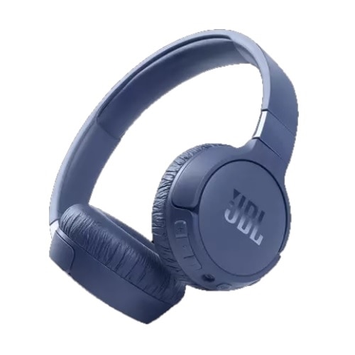 JBL Tune 660NC - Headphones with mic - on-ear - Bluetooth - wireless, wired - active noise canceling - blue 1
