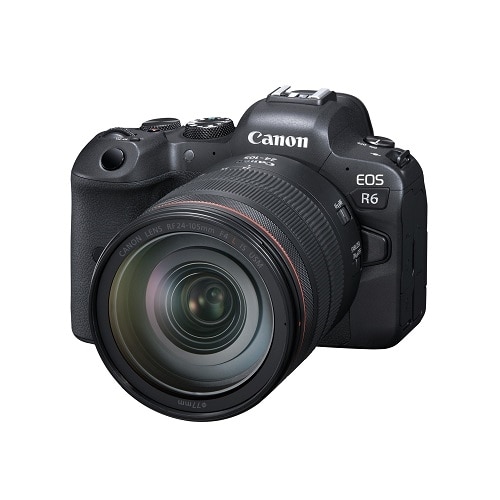 Canon EOS R6 - Digital camera - mirrorless - 20.1 MP - Full Frame - 4K / 60 fps - 4.3x optical zoom RF 24-105mm F4 L IS USM lens - Wi-Fi, Bluetooth - black 1
