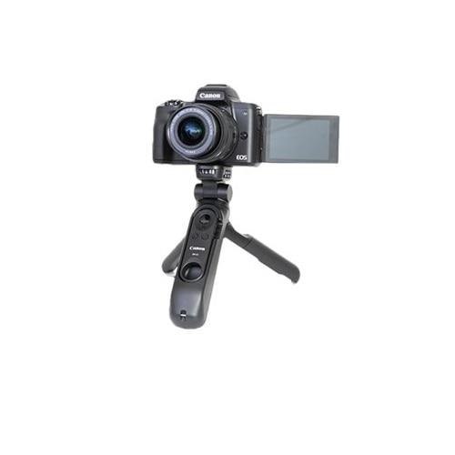 Canon EOS M50 Mark II - Content Creator Kit - digital camera - mirrorless - 24.1 MP - APS-C - 4K / 24 fps - 3x optical zoom EF-M 15-45mm IS STM lens - Wi-Fi, Bluetooth - black 1