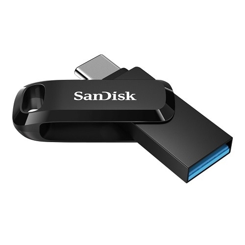 SanDisk Ultra Dual Drive Go - USB flash drive - 128 GB - USB 3.1 Gen 1 / USB-C 1