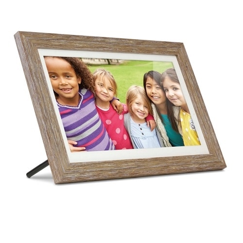 Aluratek’s 13.3 inch WiFi Touchscreen Distressed Wood Digital Photo Frame and 16GB Built-in Memory 1