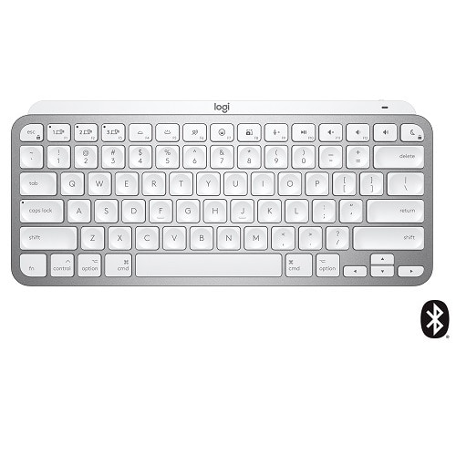 Logitech MX Keys Mini for Mac Keyboard - Pale Gray 1