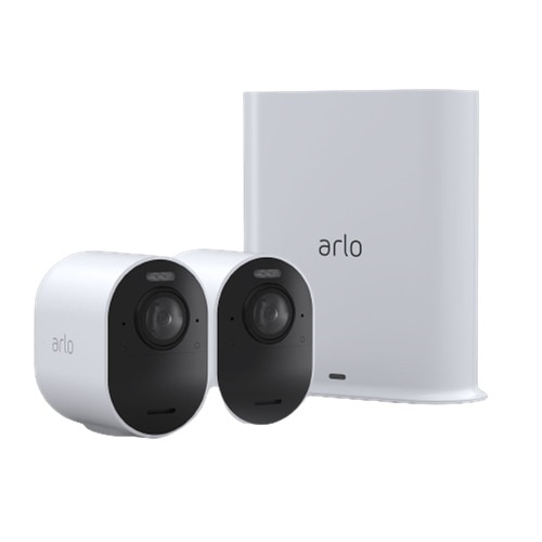 Arlo Ultra 2 Spotlight Camera - Network surveillance camera - outdoor, indoor - weatherproof - color (Day&Night) - 8 MP - audio - wireless - Wi-Fi - Bluetooth 4.2 LE (pack of 2) 1