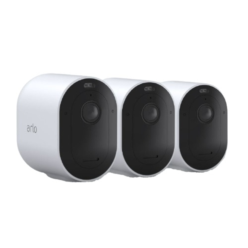 Arlo Pro 4 - Network surveillance camera - outdoor, indoor - weatherproof - color (Day&Night) - 4 MP - x 1440 - audio - wireless - Wi-Fi - USB - H.264, H.265 - DC 5 V (pack of 3) | Dell USA