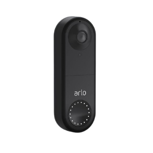 Arlo Essential Wired Video Doorbell - Black 1