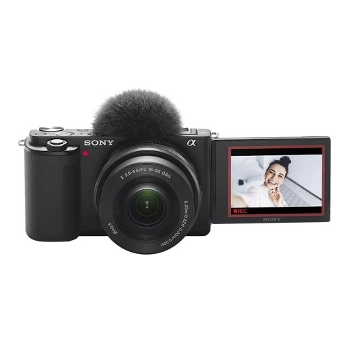 Sony  APS-C Alpha ZV-E10 Mirrorless Vlog Camera Kit (Black) 1