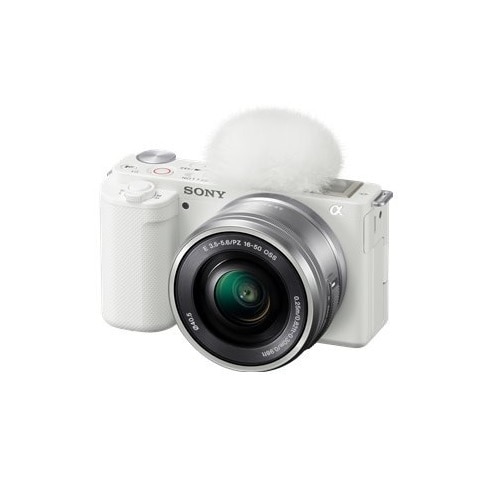 Sony Aps C Alpha Zv E10 Mirrorless Vlog Camera Kit White Dell Usa