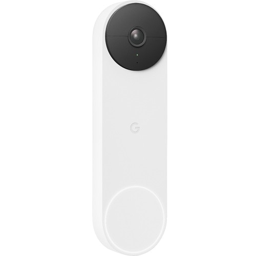 Google Nest Doorbell (Battery), Video Doorbell Camera, Wireless Doorbell  Security Camera, Snow 