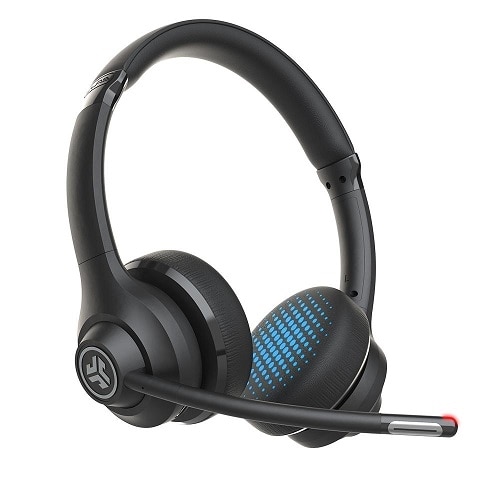 JLab Audio Go Work - Headset - on-ear - Bluetooth - wireless, wired - 3.5 mm jack - black 1