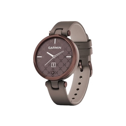 Garmin Lily - Sport - paloma - smart watch with band - italian leather - wrist size: 4.33 in - 6.89 in - monochrome - Bluetooth - 0.85 oz 1