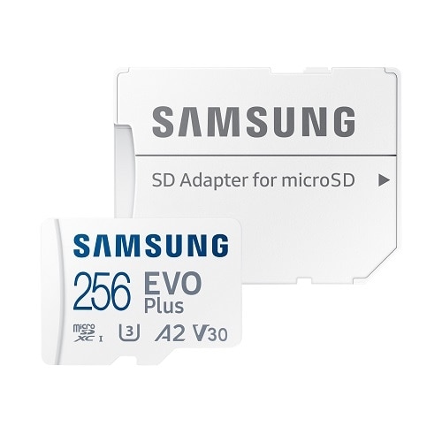 Samsung EVO Plus MB-MC256KA - Flash memory card - 256 GB - A2 - microSDXC UHS-I 1