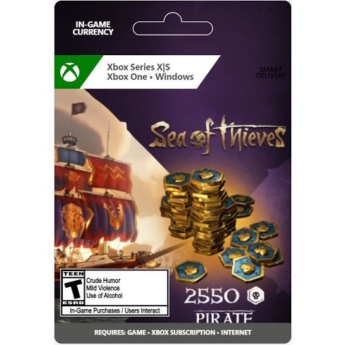 Download Xbox Sea of Thieves Captains Ancient Coin Pack 2550 Coins