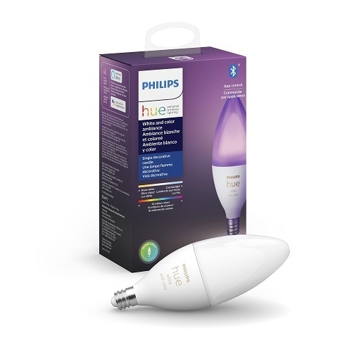 Philips Hue White and Color E12 Light Bulb 1