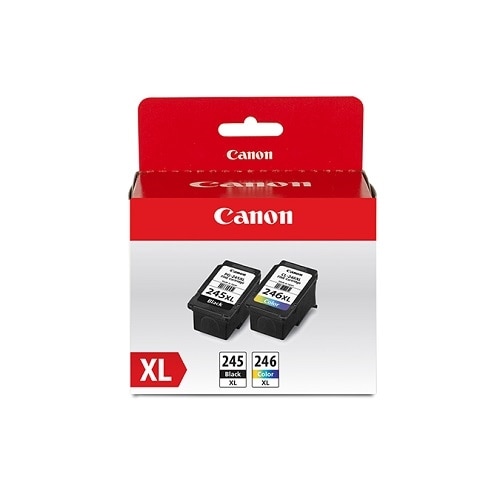 Canon - PG-245 XL / CL-246 XL 2-Pack High-Yield Ink Cartridges - Black/Cyan/Magenta/Yellow 1
