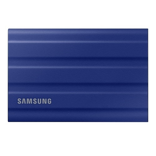 Samsung T7 Shield MU-PE2T0R - SSD - encrypted - 2 TB - external (portable) - USB 3.2 Gen 2 (USB-C connector) - 256-bit AES - blue 1