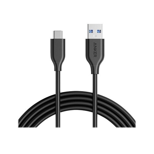 Pickering mm belønning Anker PowerLine - USB cable - USB-C (M) to USB Type A (M) - USB 3.0 - 6 ft  - black | Dell USA