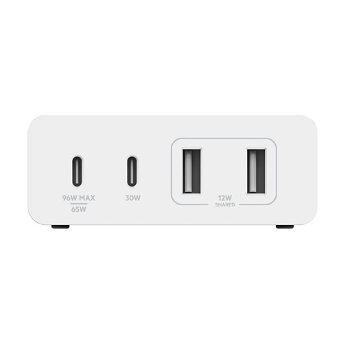 Belkin BOOST CHARGE PRO - Chargeur USB-C GaN 4 ports (108W) Rep iPhone Médoc