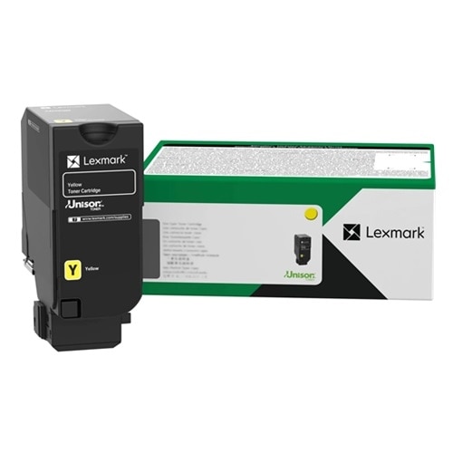 Lexmark Unison Original Laser Toner Cartridge - Yellow - 1 Each 1