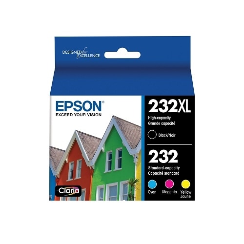 Epson 232232xl Multipack 4 Pack Hight Capacity Standard Capacity Black Yellow Cyan 7771