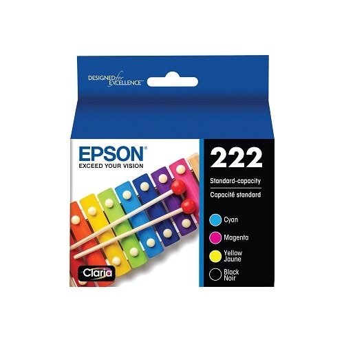 Epson 222 Multipack - 4-pack - black, yellow, cyan, magenta - original ...